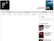 Tablet Screenshot of p-plus.nl